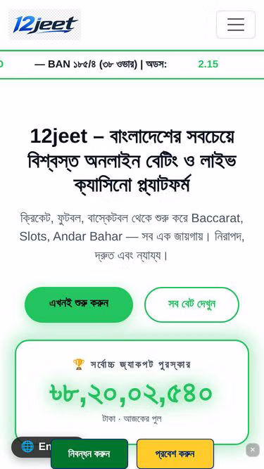 Screenshot of 12jeet.click