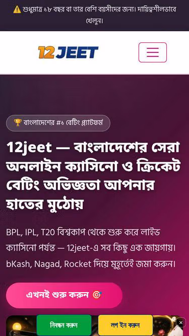 Screenshot of 12jeet.io