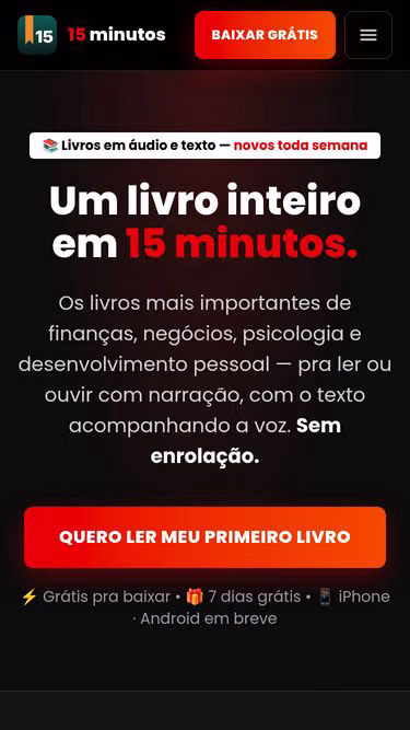 Screenshot of 15min.com.br