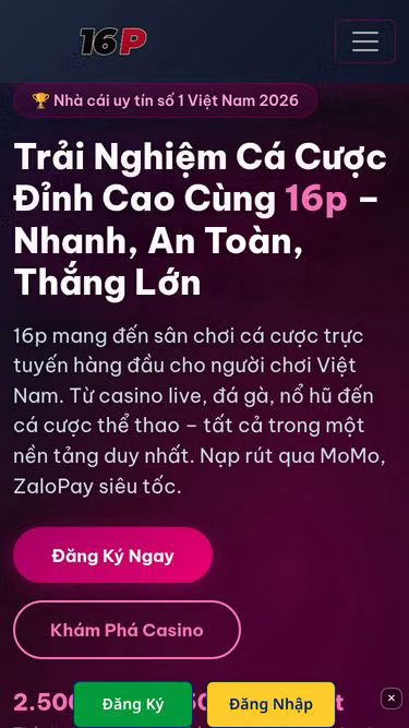 Screenshot of 16p.app