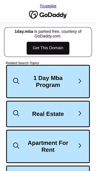 Screenshot of 1day.mba