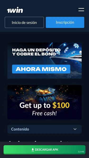 Screenshot of 1win.com.pa