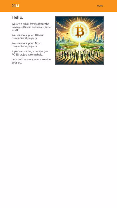 Screenshot of 21m.com