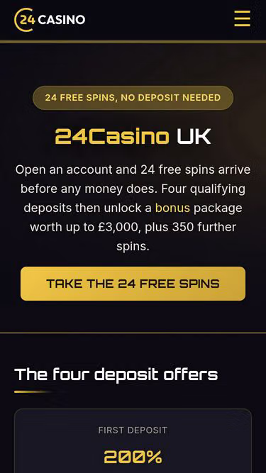 Screenshot of 24-casino.app
