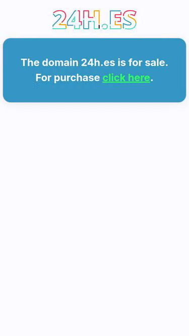 Screenshot of 24h.es