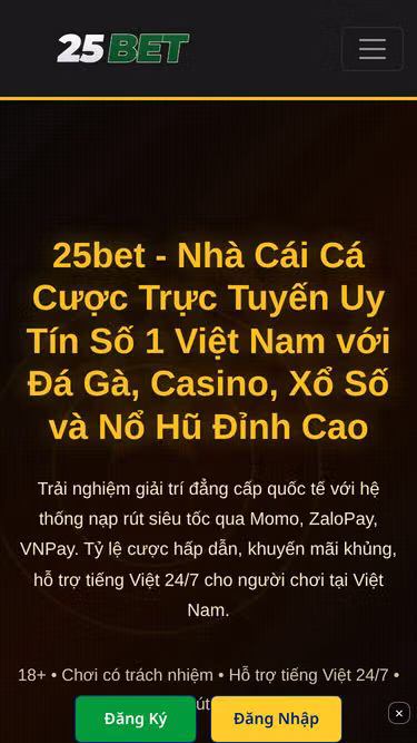 Screenshot of 25bet.io