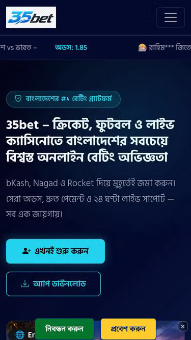 Screenshot of 35bet.cash