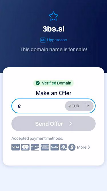 Screenshot of 3bs.si