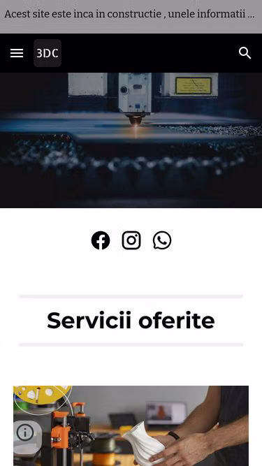 Screenshot of 3dc.ro