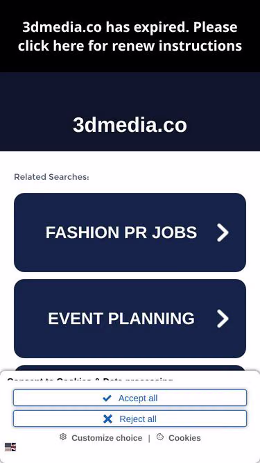 Screenshot of 3dmedia.co