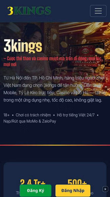 Screenshot of 3kings.cam