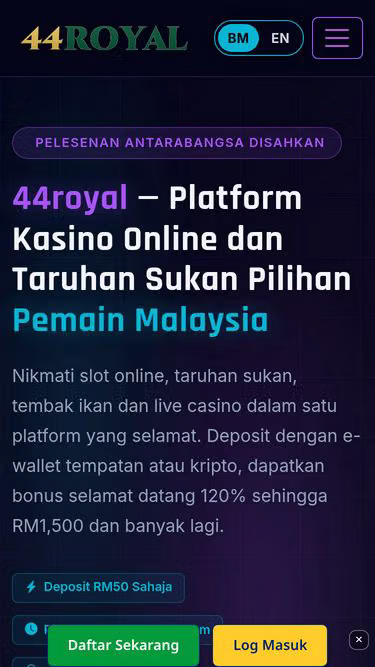 Screenshot of 44royal.one