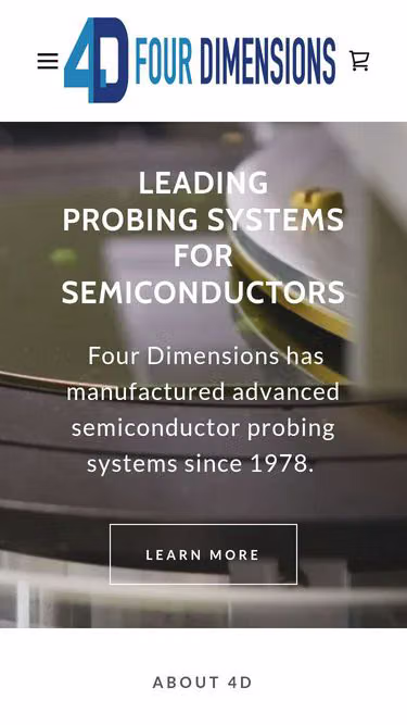 Screenshot of 4dimensions.ai