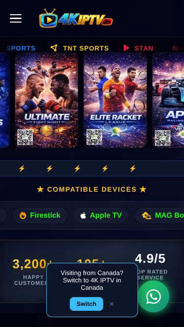 Screenshot of 4kiptv.in