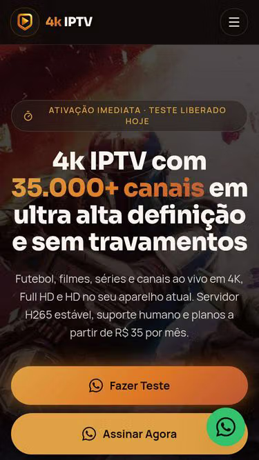 Screenshot of 4kiptv.website