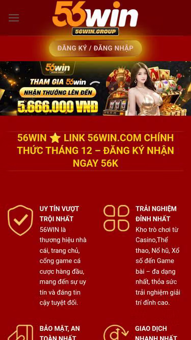 Screenshot of 56win.group