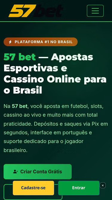 Screenshot of 57bet.vu