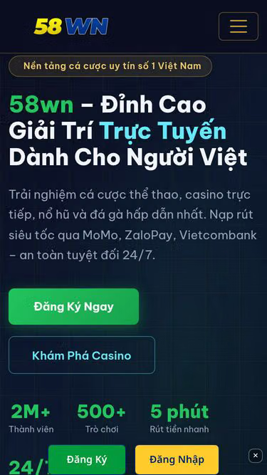 Screenshot of 58wn.app