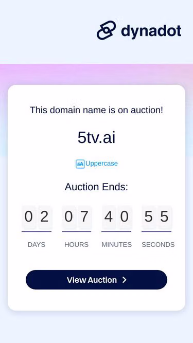 Screenshot of 5tv.ai