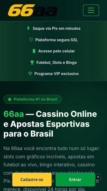 Screenshot of 66aa.win