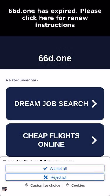 Screenshot of 66d.one