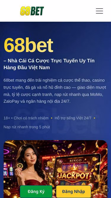 Screenshot of 68bet.lat