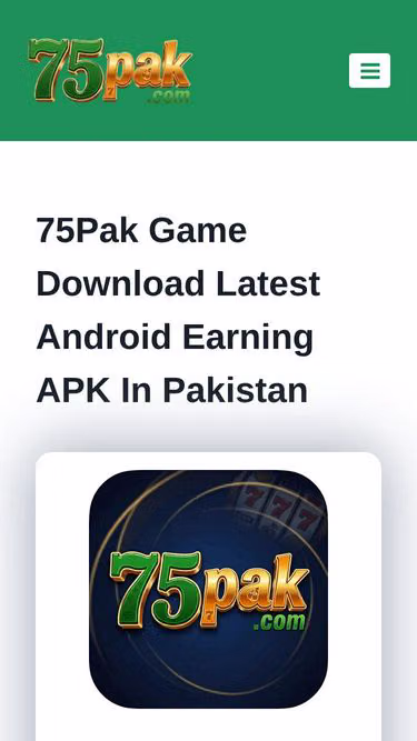 Screenshot of 75pak.net