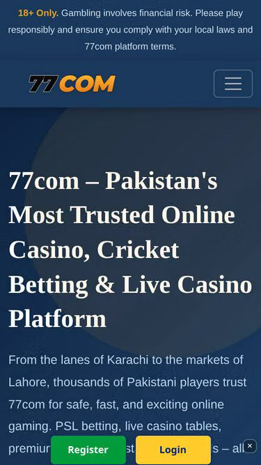 Screenshot of 77com.app