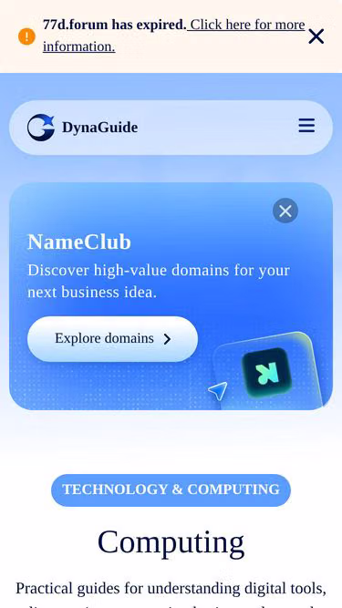 Screenshot of 77d.forum