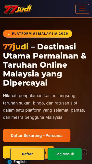 Screenshot of 77judi.bar