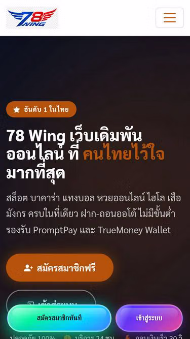 Screenshot of 78wing.ws