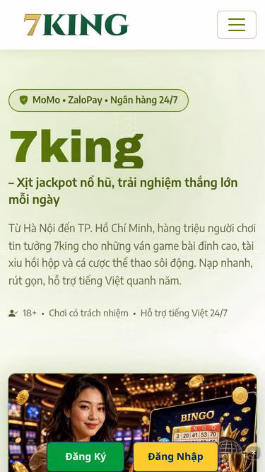Screenshot of 7king.bar