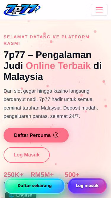 Screenshot of 7p77.my