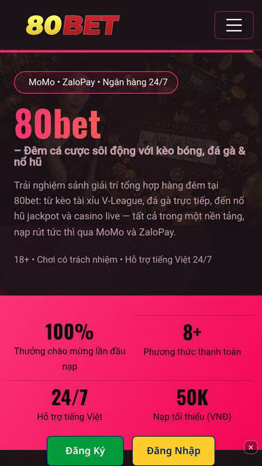 Screenshot of 80bet.bar