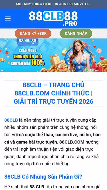 Screenshot of 88clb.archi