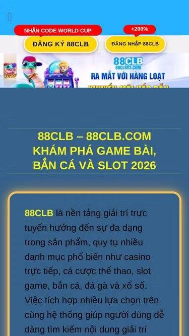 Screenshot of 88clb.download