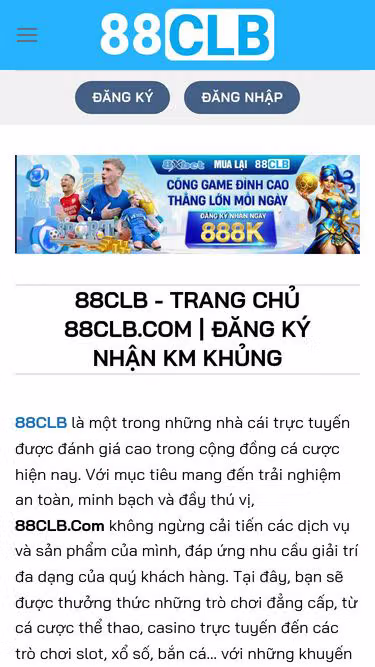 Screenshot of 88clb.skin
