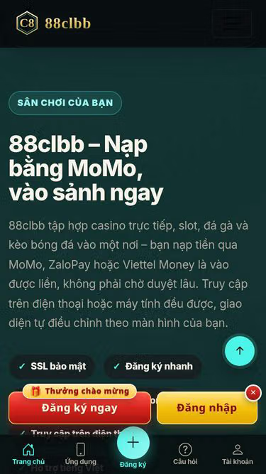 Screenshot of 88clbb.one