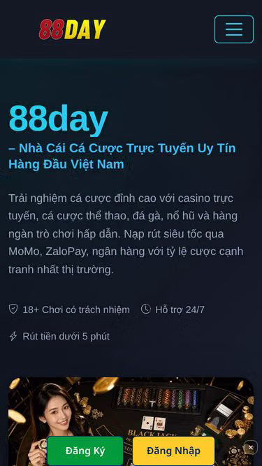 Screenshot of 88day.asia