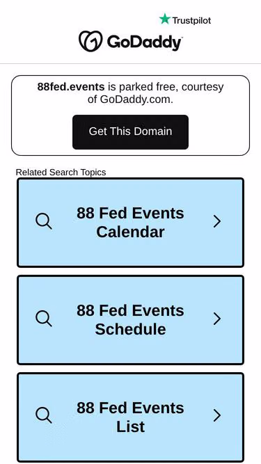 Screenshot of 88fed.events