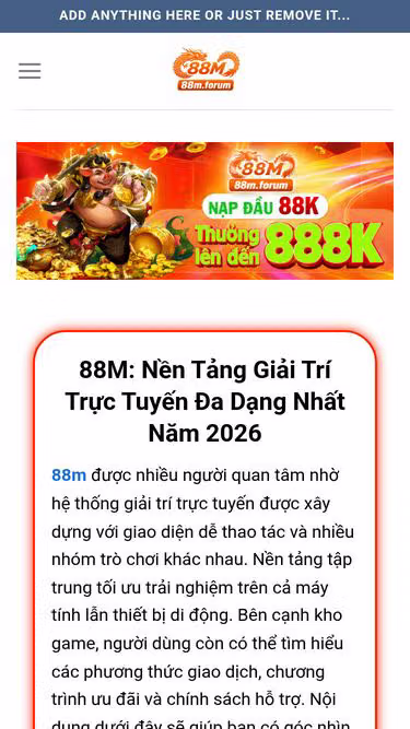 Screenshot of 88m.forum