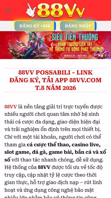 Screenshot of 88vv.agency