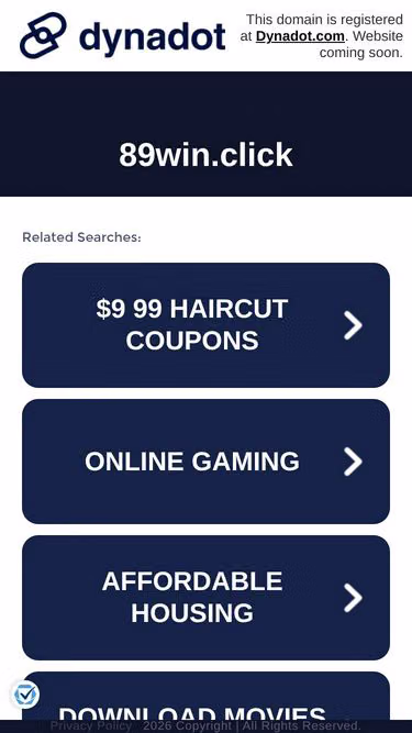 Screenshot of 89win.click