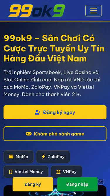 Screenshot of 99ok9.bid
