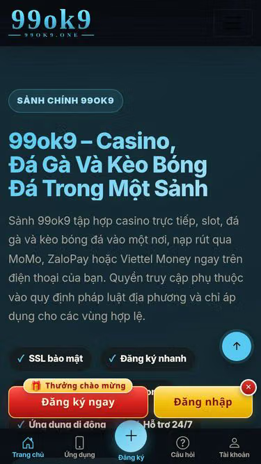 Screenshot of 99ok9.one
