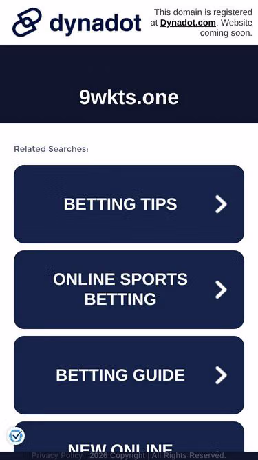 Screenshot of 9wkts.one