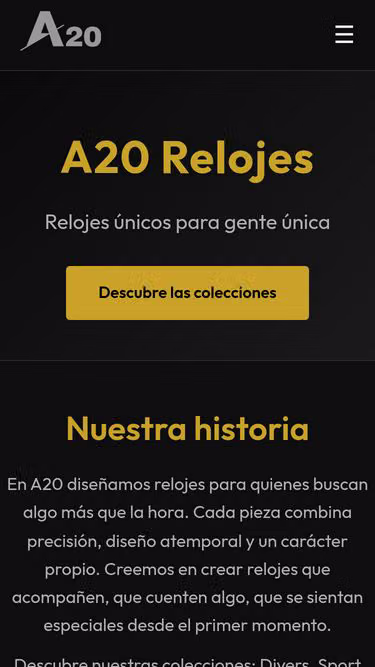 Screenshot of a20.es