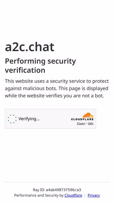 Screenshot of a2c.chat