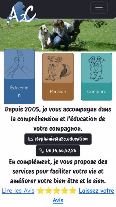 Screenshot of a2c.education