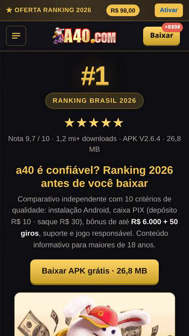 Screenshot of a40.bet